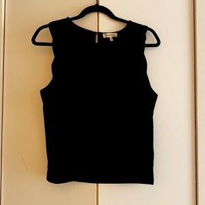 MONTEAU SCALLOP SLEEVE TANK